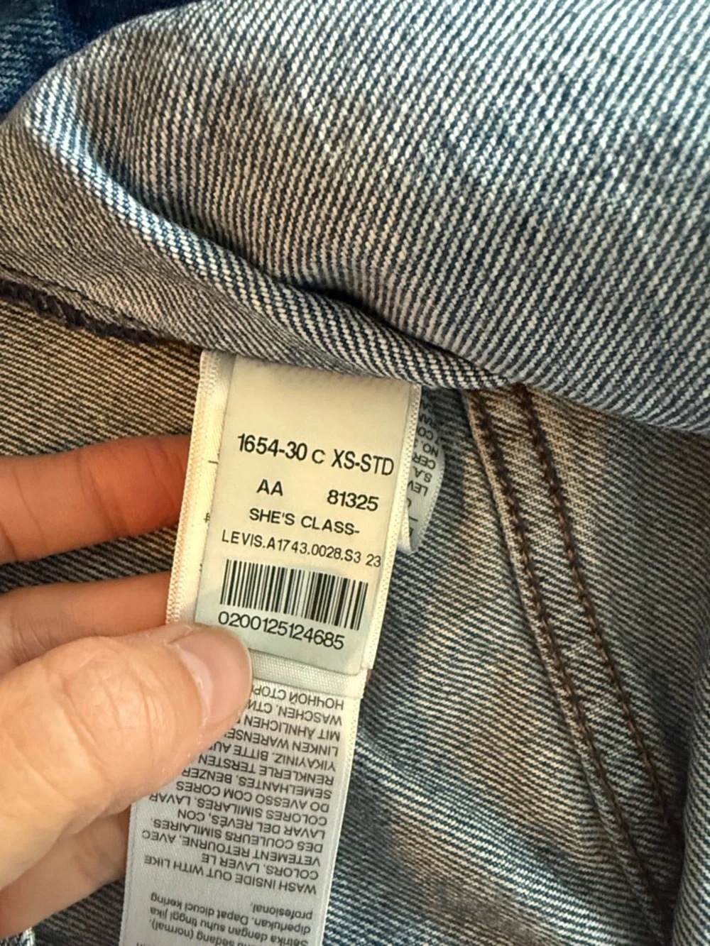 Levi’s ’90s Denim Trucker Jacket, XS - Picture 8 of 11
